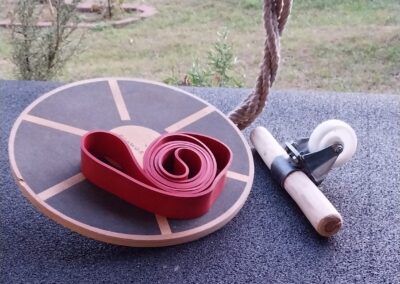 Balance board. gumipánt, haskerék